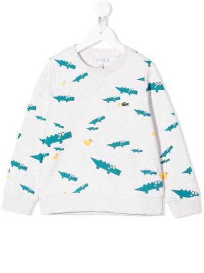 Lacoste Kids толстовка с принтом SJ480700XDX