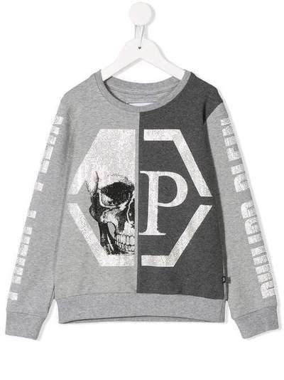 Philipp Plein Junior свитер LS Skull A19CBJO0127PJO002N