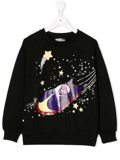 Jeremy Scott Junior spaceship print sweatshirt J50003LDA02
