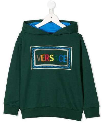 Young Versace худи с длинными рукавами и логотипом YD000095YA00078