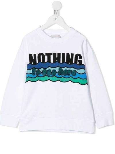 Stella McCartney Kids футболка Nothing to Sea Here 588444SOJ48