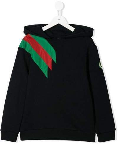 Gucci Kids худи с нашивкой Web 564416XJA7L