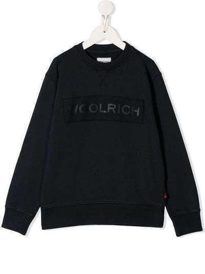 Woolrich Kids толстовка с логотипом CFWKSW0050MRUT2222