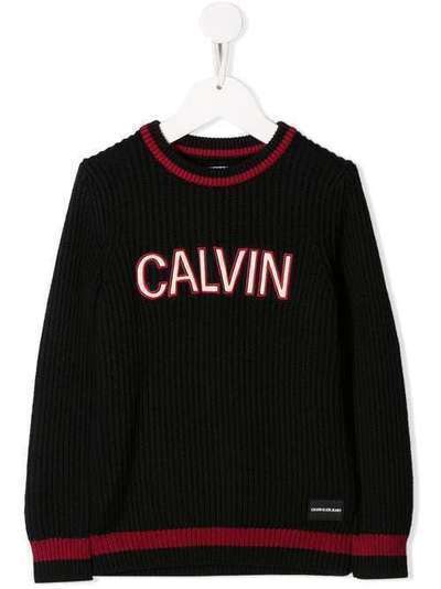 Calvin Klein Kids свитер с логотипом IB0IB00308