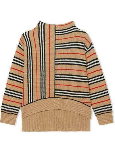 Burberry Kids свитер в полоску Icon Stripe 8017879
