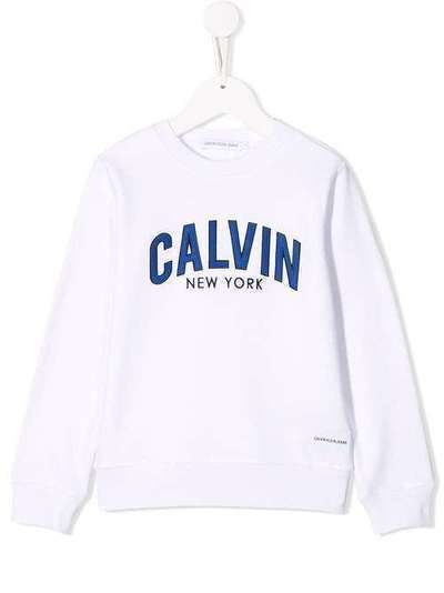 Calvin Klein Kids толстовка с вышитым логотипом IB0IB00179