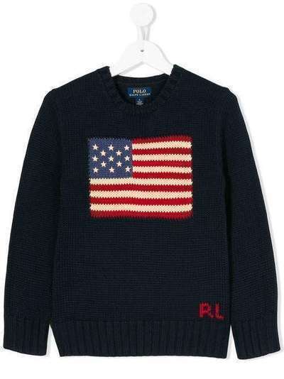 Ralph Lauren Kids свитер с флагом США 668285001