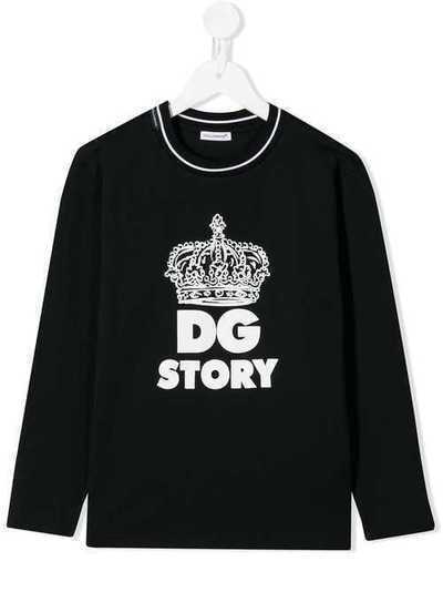 Dolce & Gabbana Kids толстовка DG Story L4JT7MG7SVK