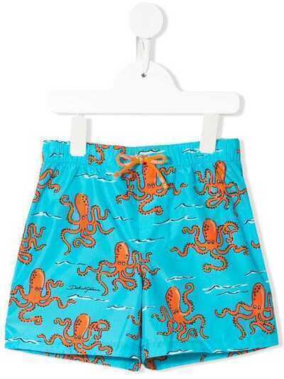 Dolce & Gabbana Kids плавки-шорты с принтом Octopus L4J818HSMJN