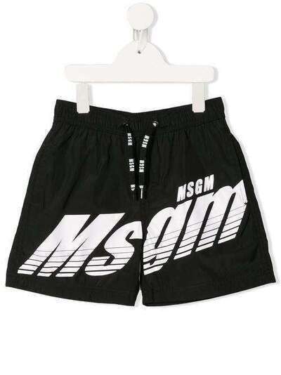 Msgm Kids плавки-шорты с логотипом 22252