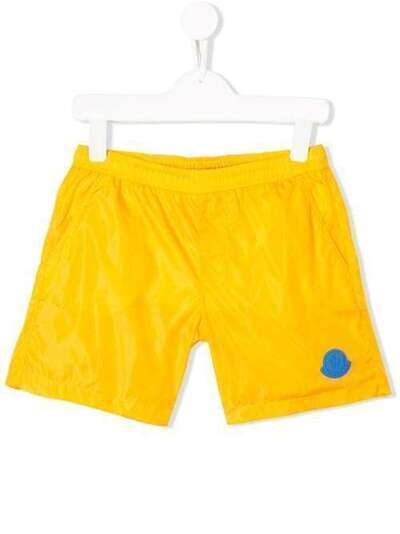 Moncler Kids плавки-шорты с логотипом 7460553326