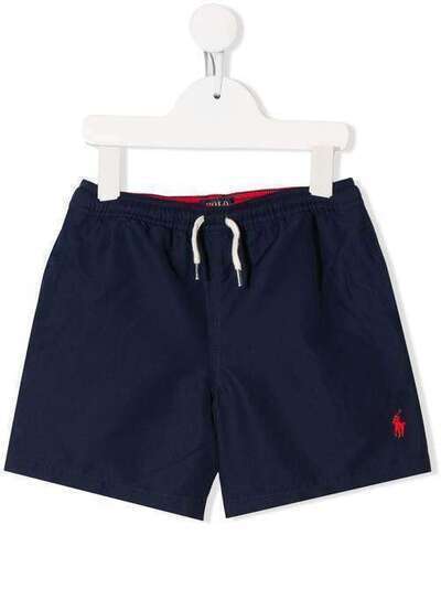 Ralph Lauren Kids плавки-шорты с вышитым логотипом 785582004
