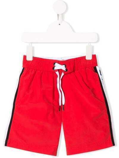 Givenchy Kids плавательные шорты с полосками и логотипом H24045978