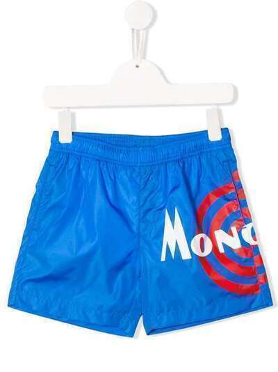 Moncler Kids плавки-шорты с логотипом 2C7032053326