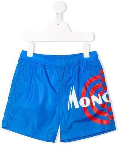 Moncler Kids плавки-шорты с логотипом F19542C7032053326