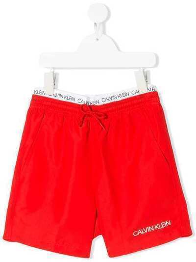 Calvin Klein Kids плавки-шорты с логотипом B70B700231XBG