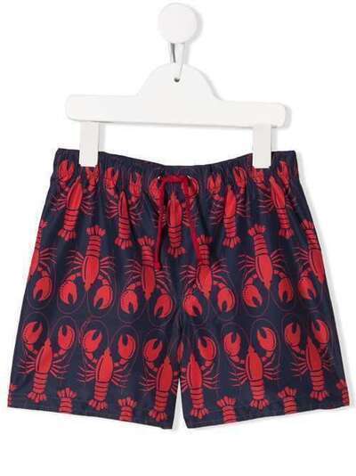 Dolce & Gabbana Kids lobster print swimwear shorts L4J818HSMJO