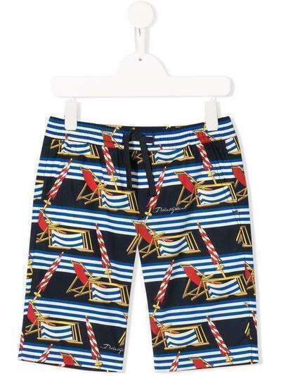 Dolce & Gabbana Kids плавки-шорты с принтом L42Q64HS5GS