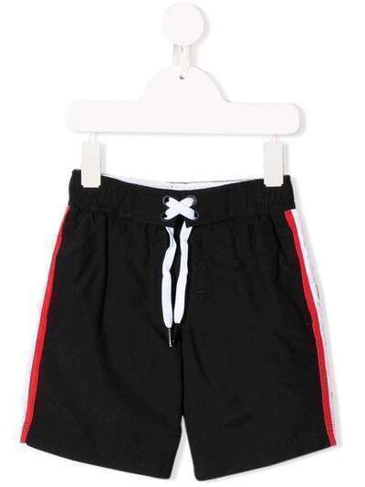 Givenchy Kids плавательные шорты с полосками и логотипом H2404509B