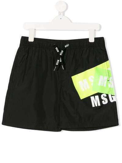 Msgm Kids плавки-шорты с логотипом 22253
