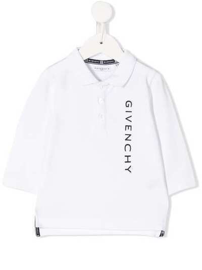 Givenchy Kids рубашка-поло с логотипом H0508910B