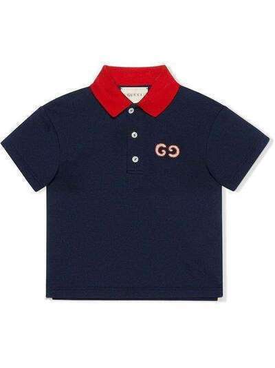 Gucci Kids рубашка-поло с узором GG 591437XJB3K