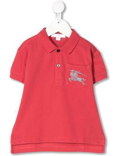 Burberry Kids рубашка-поло с вышитым логотипом 8007721B104072