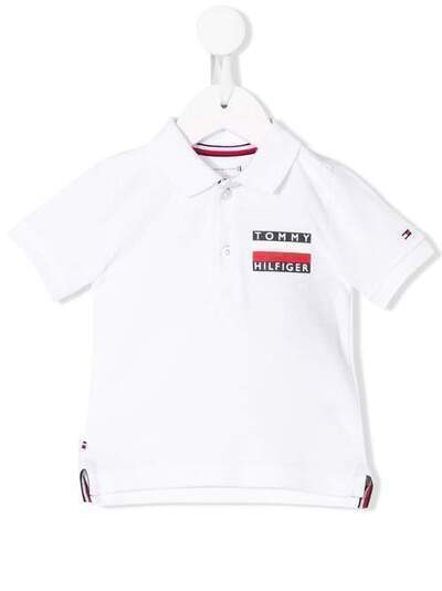 Tommy Hilfiger Junior рубашка-поло с короткими рукавами и логотипом KN0KN01109