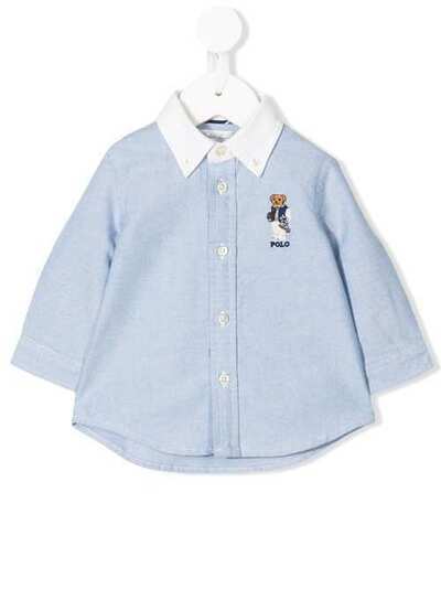 Ralph Lauren Kids рубашка Polo Bear на пуговицах 320785755