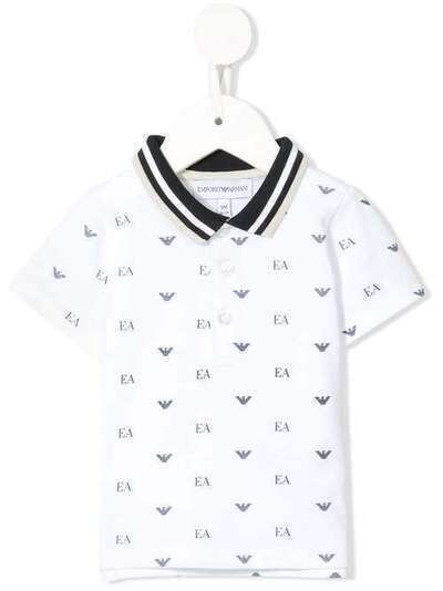 Emporio Armani Kids рубашка-поло с логотипом 3HHF031J0SZ