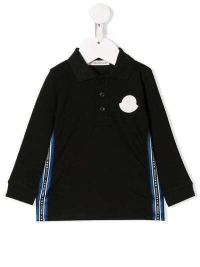 Moncler Kids рубашка-поло с логотипом 193188553048
