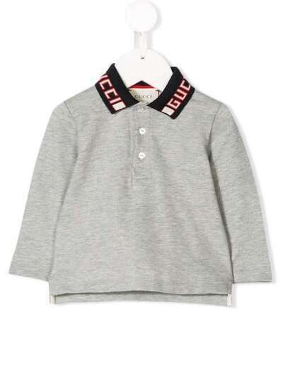 Gucci Kids logo collar polo shirt 535710X9T65