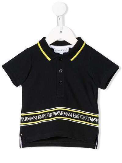Emporio Armani Kids рубашка-поло с логотипом 3HHF071J0SZ