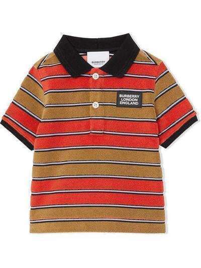 Burberry Kids рубашка-поло с логотипом 8026037