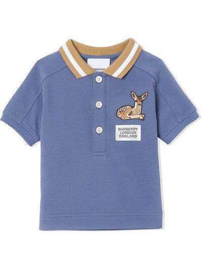 Burberry Kids декорированная рубашка поло 8029346