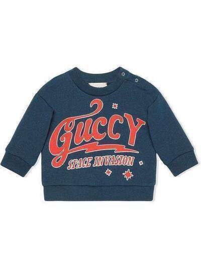 Gucci Kids толстовка с принтом 557401XJBB5