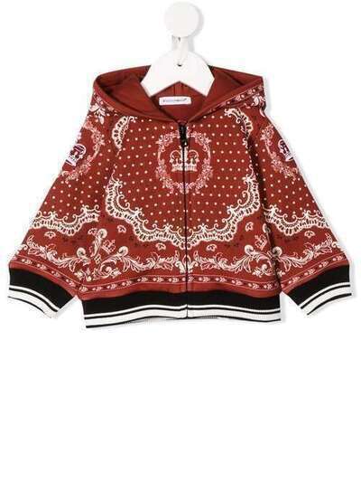 Dolce & Gabbana Kids куртка с капюшоном и принтом L1JW2VG7VEU