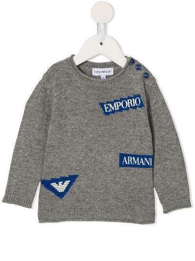 Emporio Armani Kids джемпер с логотипом 6GHM534M0UZ
