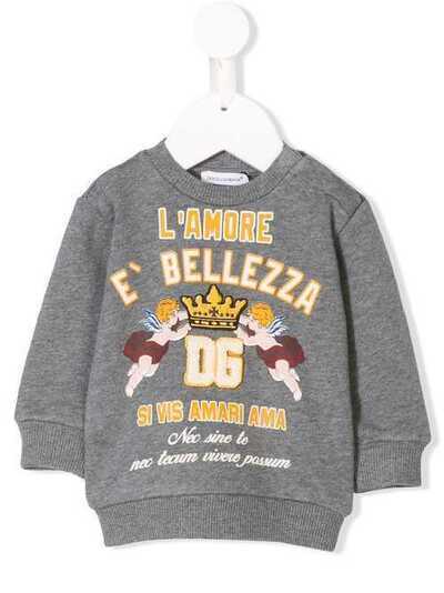 Dolce & Gabbana Kids толстовка с логотипом L1JW3PG7QAC