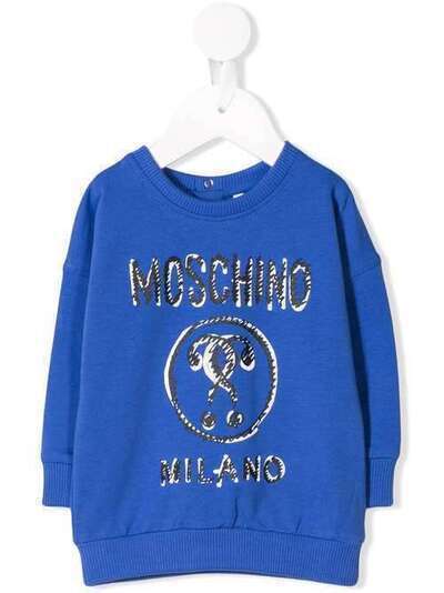 Moschino Kids толстовка с принтом MUF030LDA16