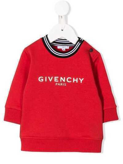 Givenchy Kids толстовка с контрастными полосками H05102991