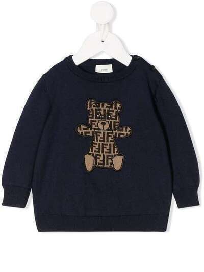 Fendi Kids teddy-motif sweatshirt BUG040A3TE