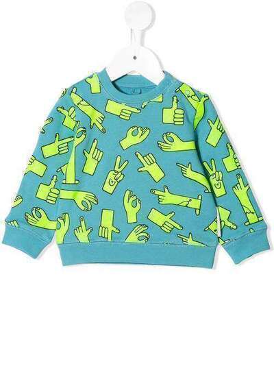 Stella McCartney Kids hands print sweatshirt 588347SOJC7