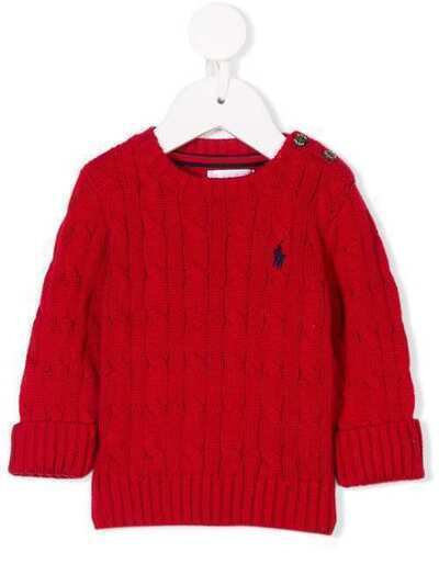 Ralph Lauren Kids cable-knit jumper 320702674004