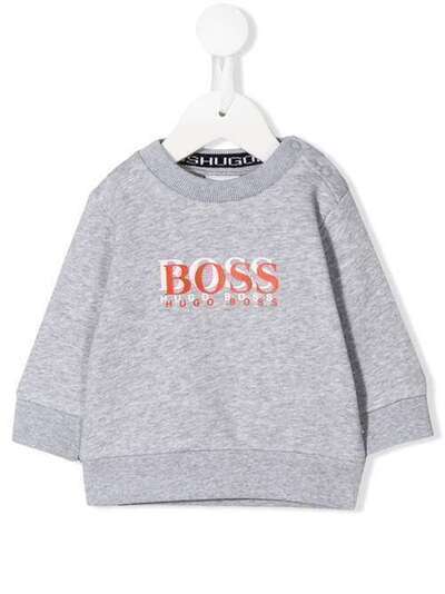 Boss Kids толстовка с контрастным логотипом J05784A32