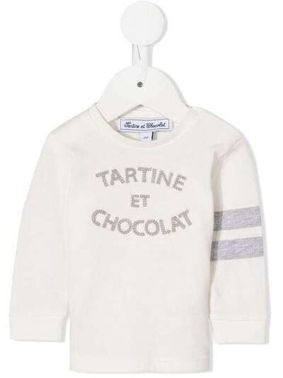 Tartine Et Chocolat джемпер с круглым вырезом и логотипом TP10081