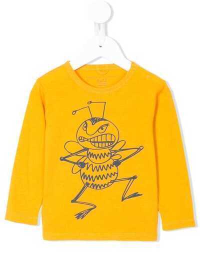 Stella McCartney Kids bee print longsleeved T-shirt 519260SLJ97