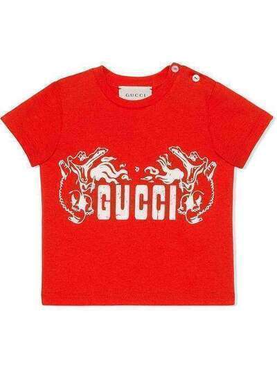 Gucci Kids футболка с принтом 548034XJB6F