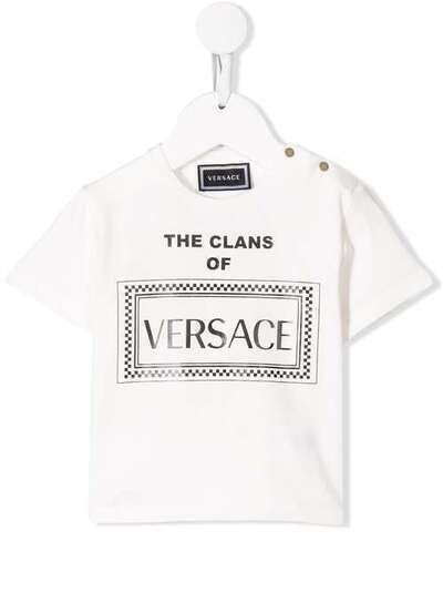 Young Versace футболка с логотипом YB000061YA00019