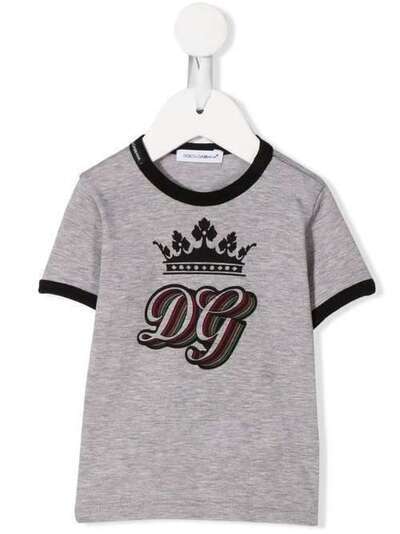 Dolce & Gabbana Kids футболка с принтом DG Royals L1JTBCG7VLN
